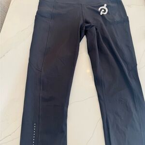 Luluemon Peloton black  Leggings with Logo